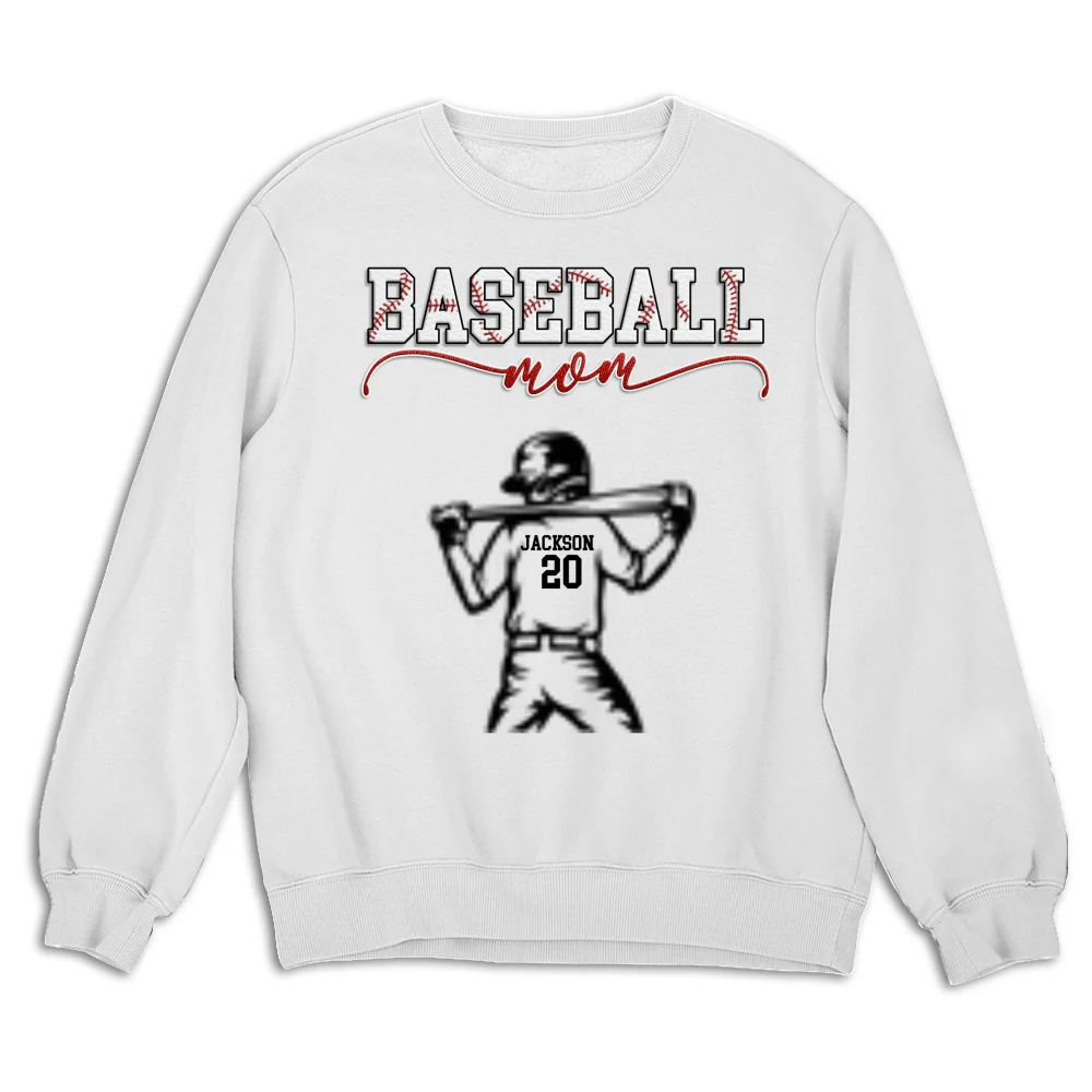 Baseball Mom Grandma - Personalized Custom Shirt - Image 15