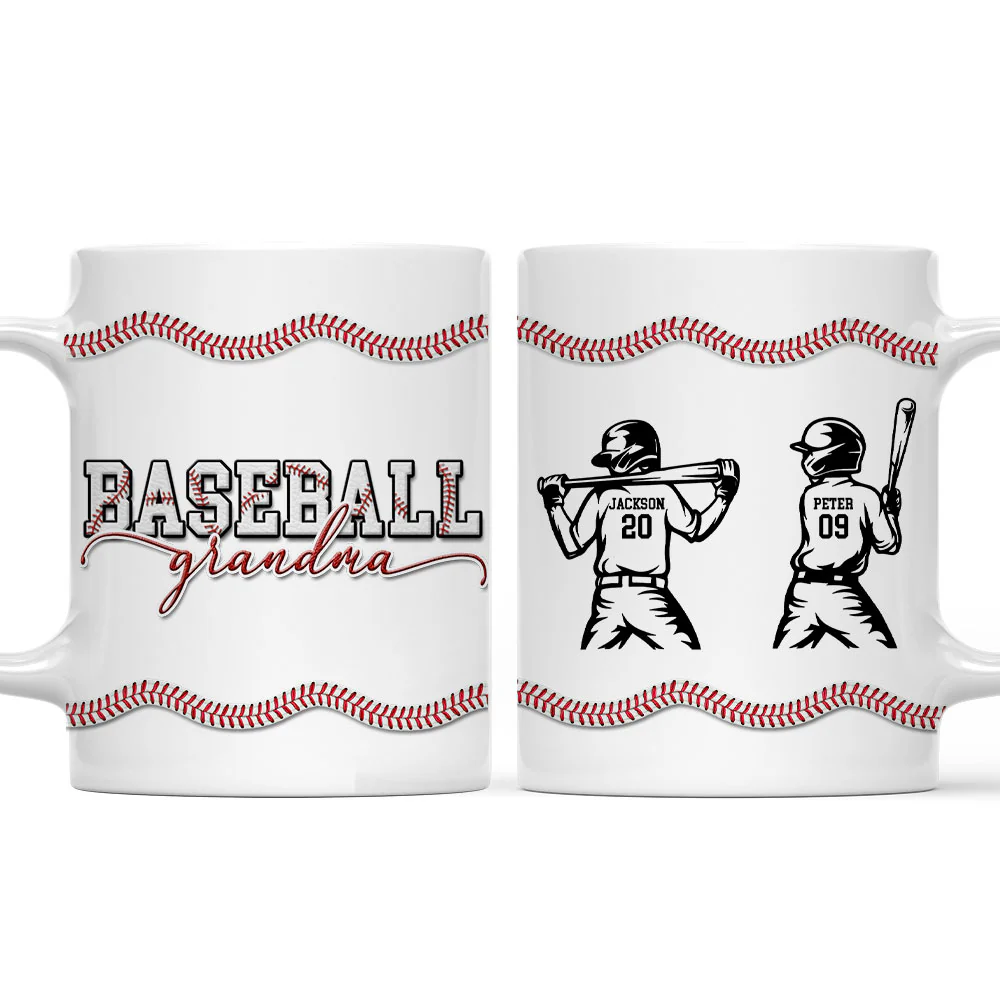 Baseball Mom - Personalized Custom Coffee Mug