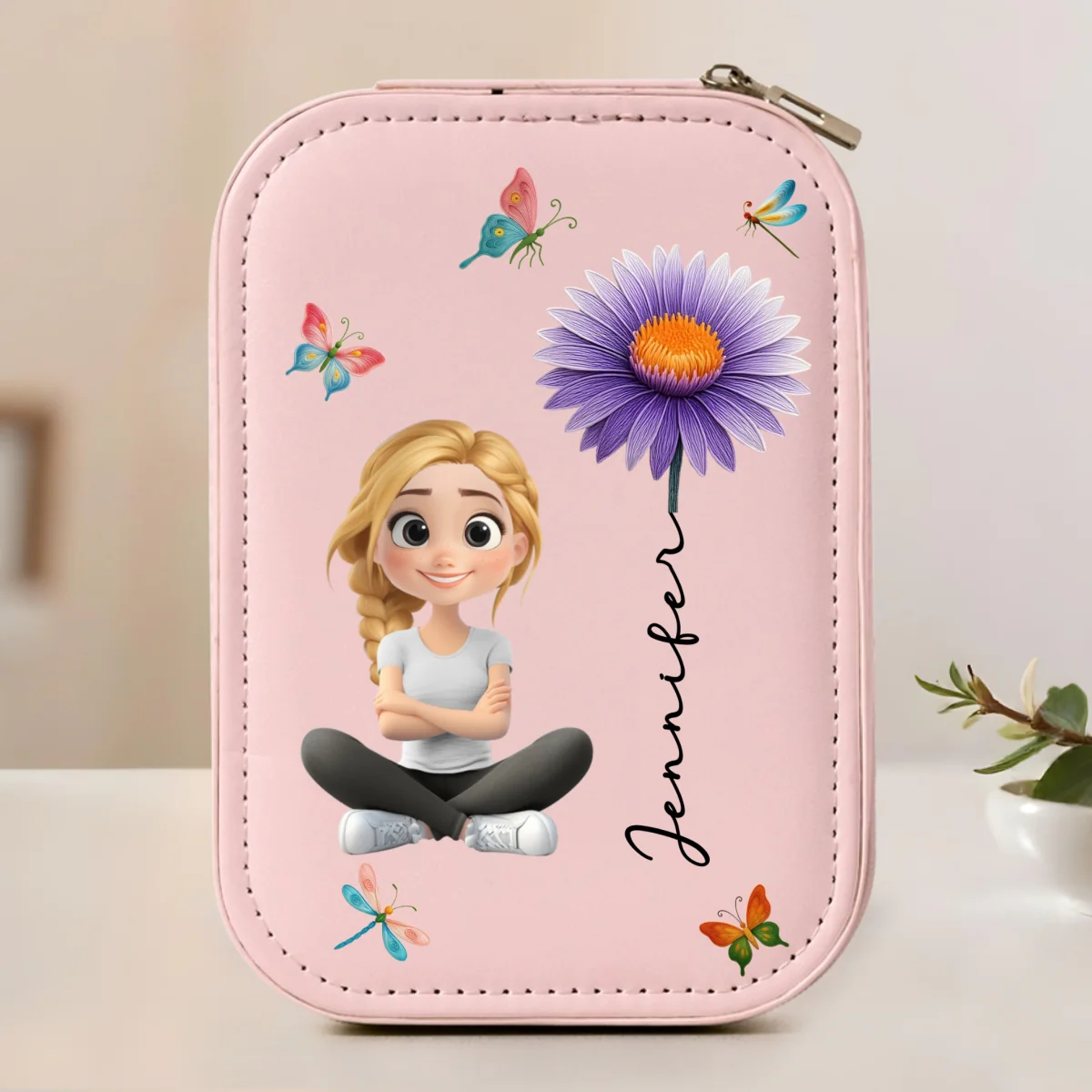 Beautiful Little Soul - Personalized Custom Jewelry Box With LED Mirror - Image 7