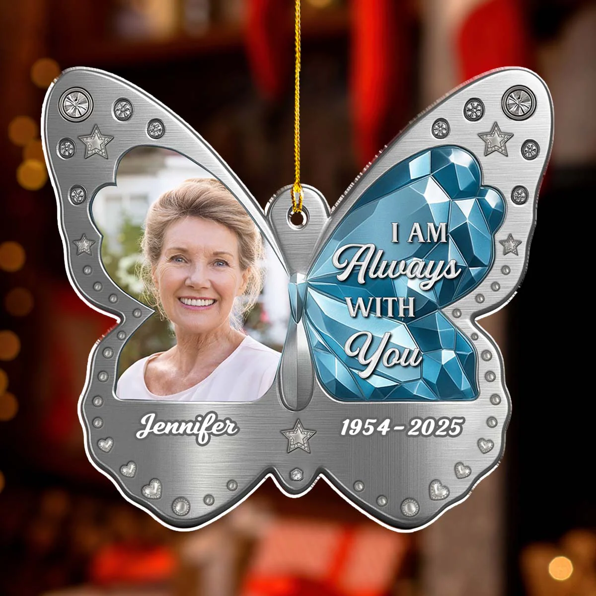Beautifully Lived - Personalized Custom Acrylic Ornament - Image 4