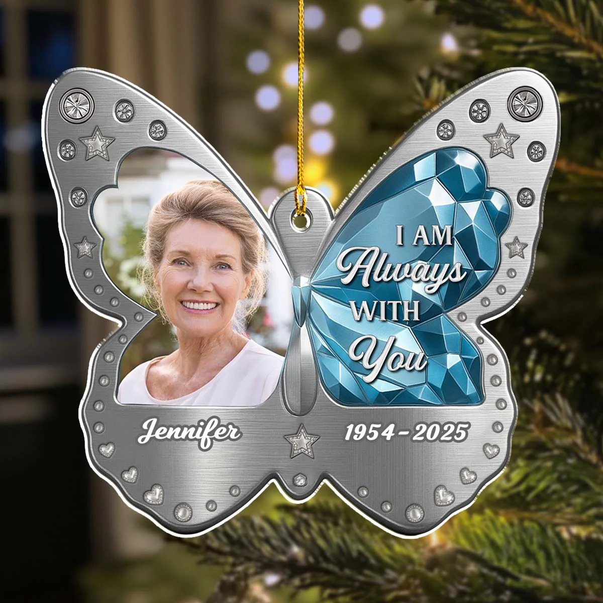 Beautifully Lived - Personalized Custom Acrylic Ornament - Image 5