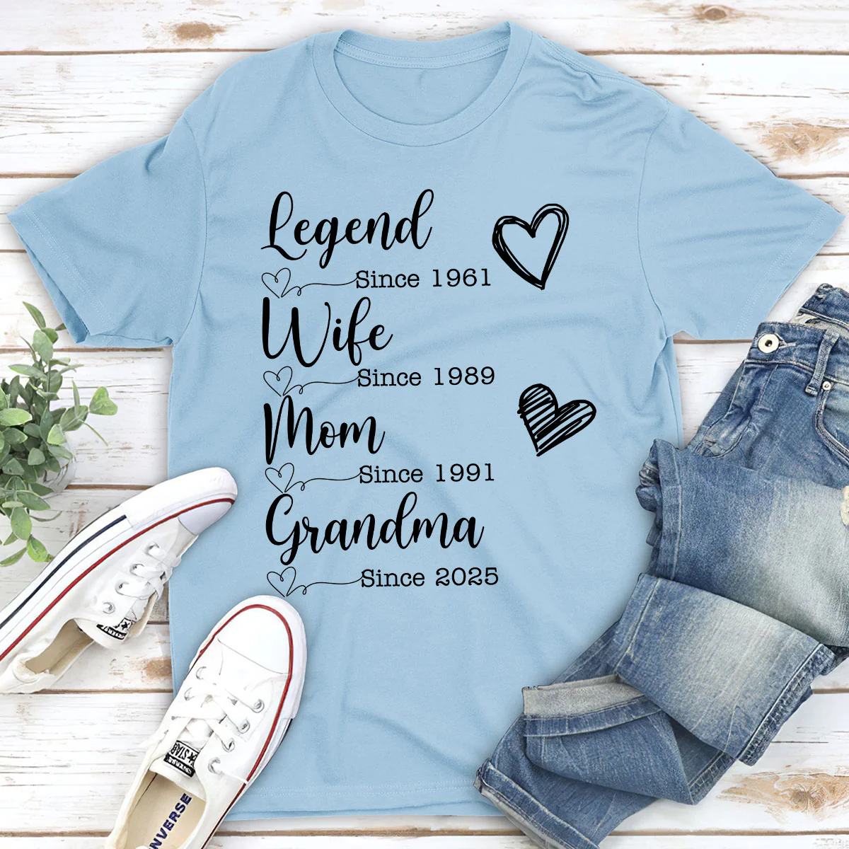 Becoming Legend Grandma - Personalized Custom Shirt - Image 3