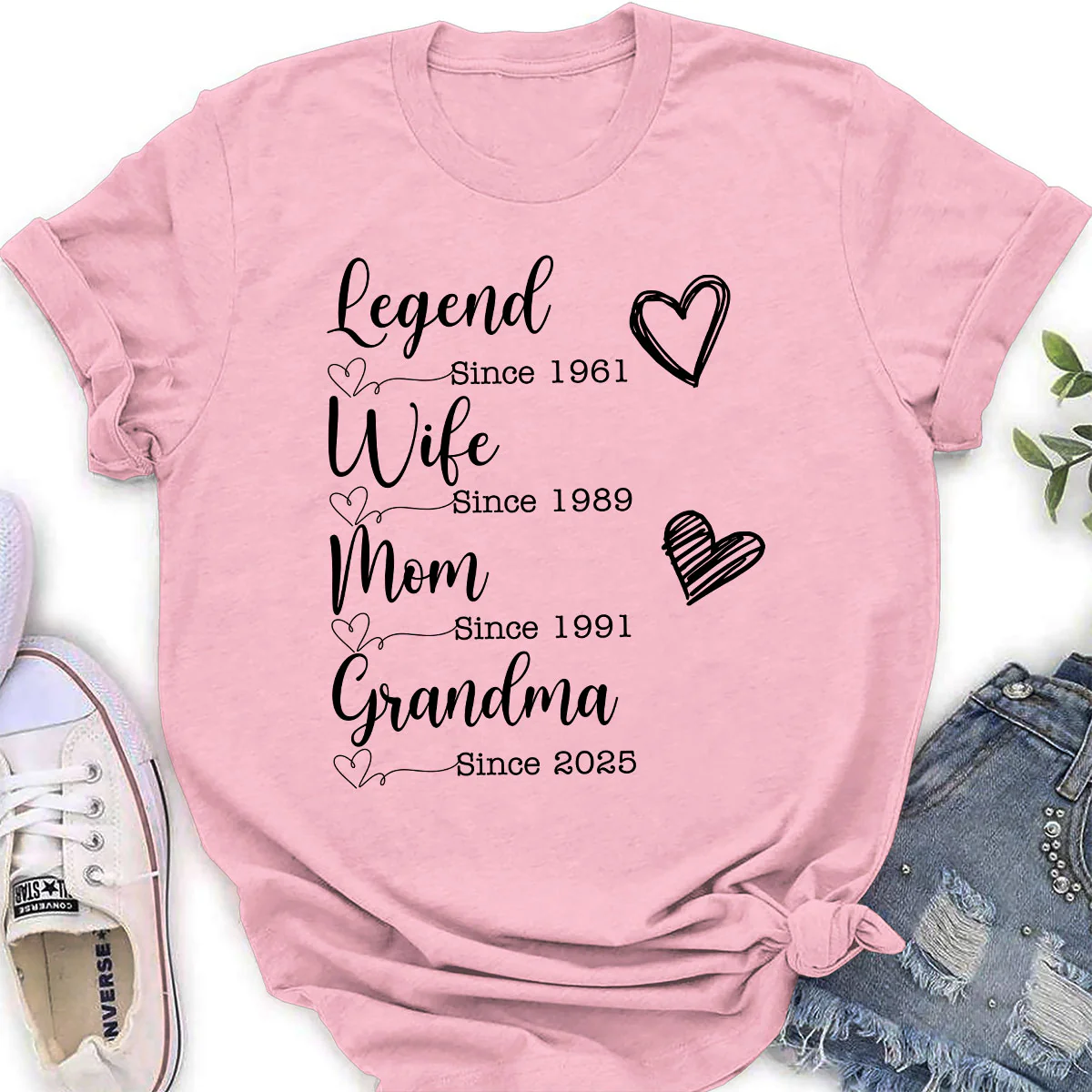 Becoming Legend Grandma - Personalized Custom Shirt - Image 4