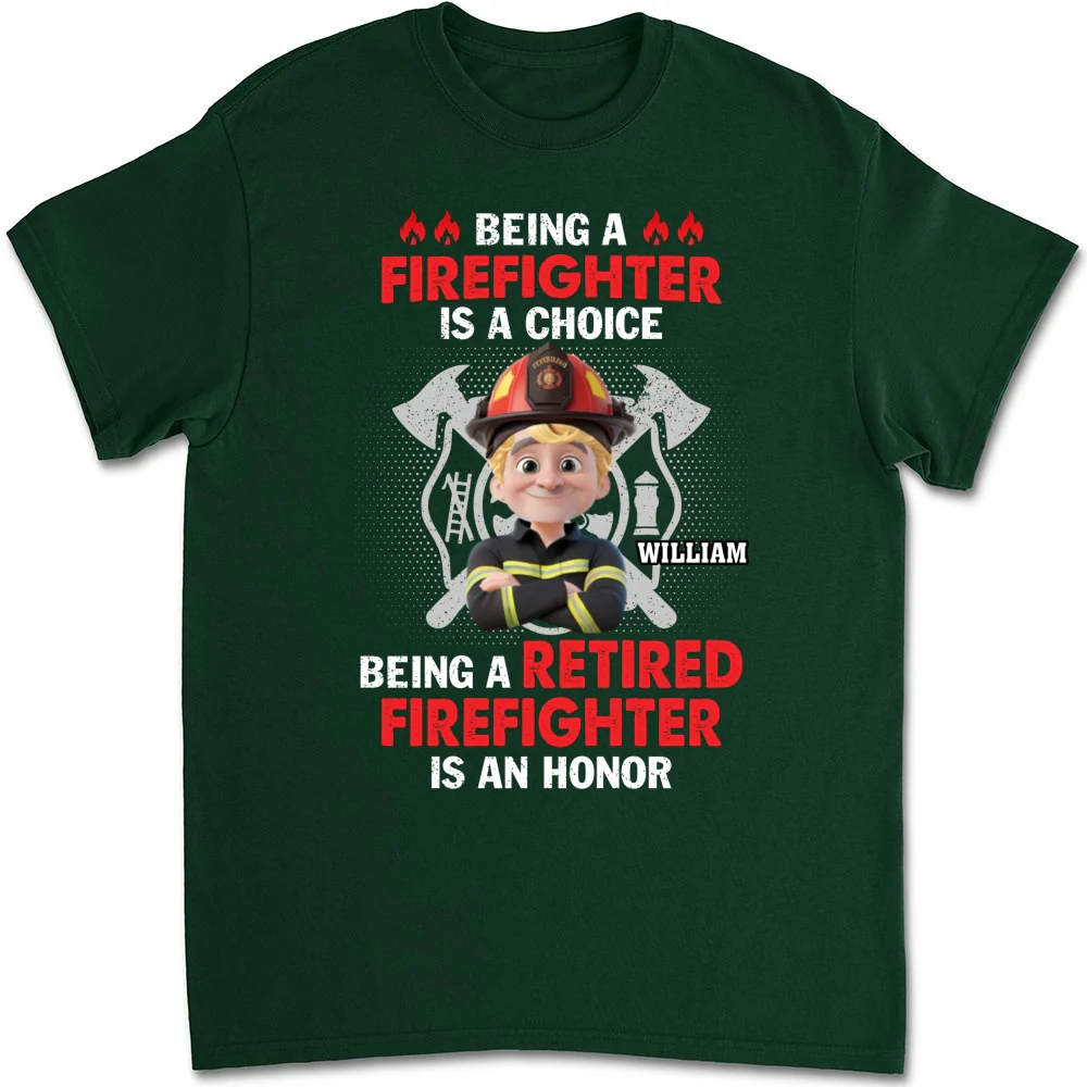 Being A Firefighter - Personalized Custom Shirt - Image 8