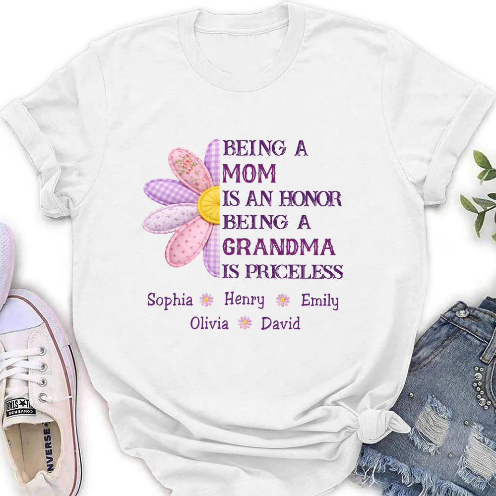 Being A Grandma - Personalized Custom Shirt - Image 11