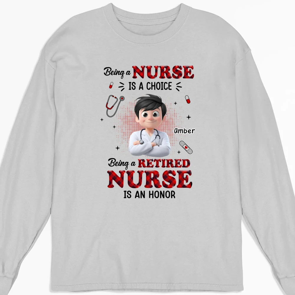 Being A Nurse - Personalized Custom Shirt - Image 11