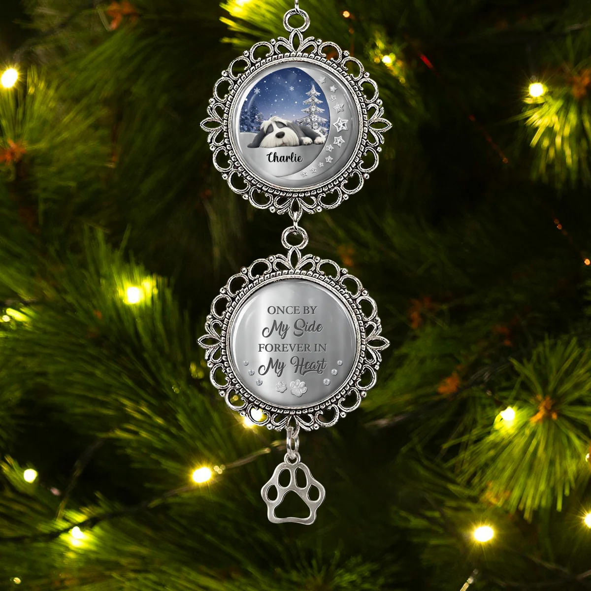 Beside You - Personalized Custom Charming Ornament - Image 8