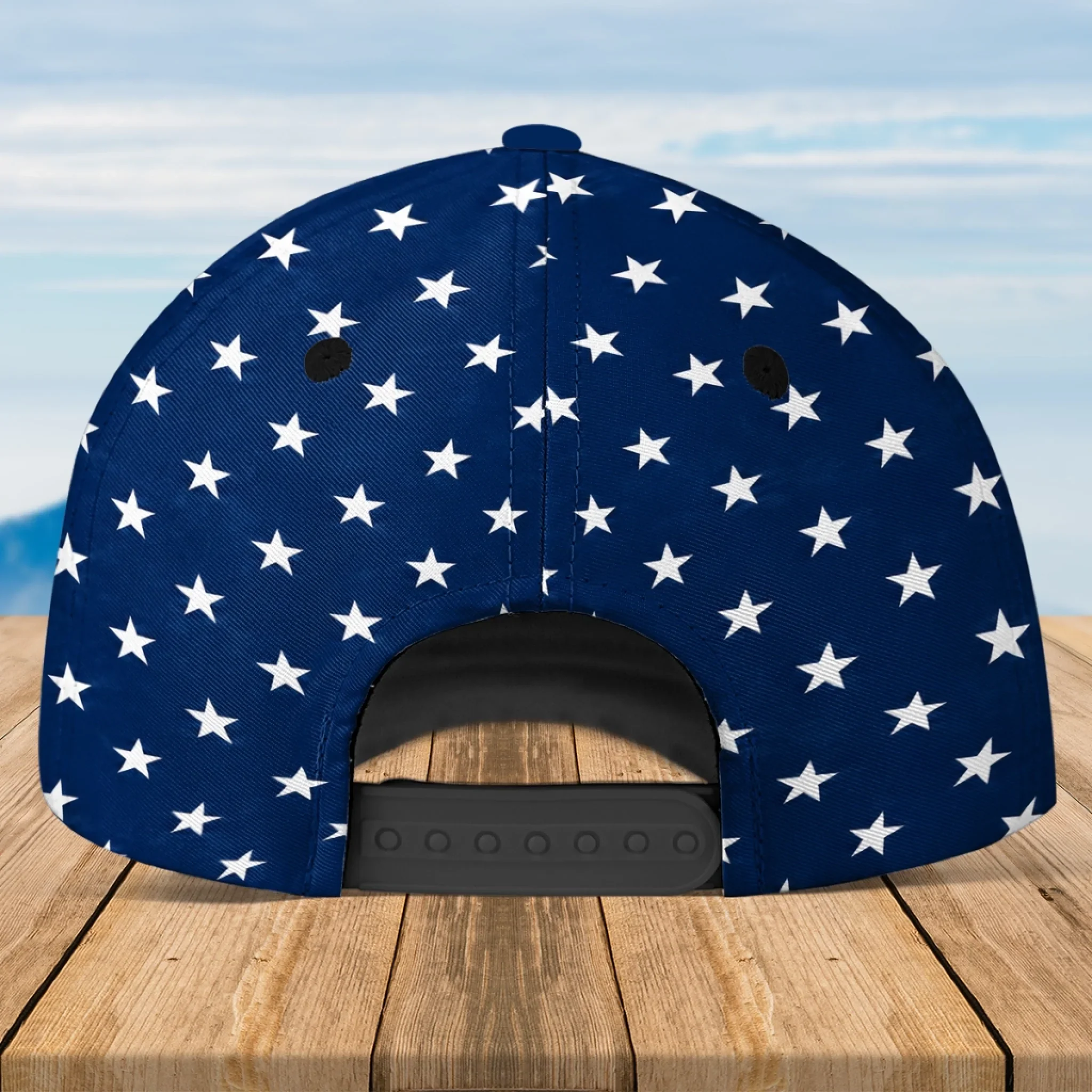 Best American Sketch Dad - Personalized Custom Classic Cap - Image 2