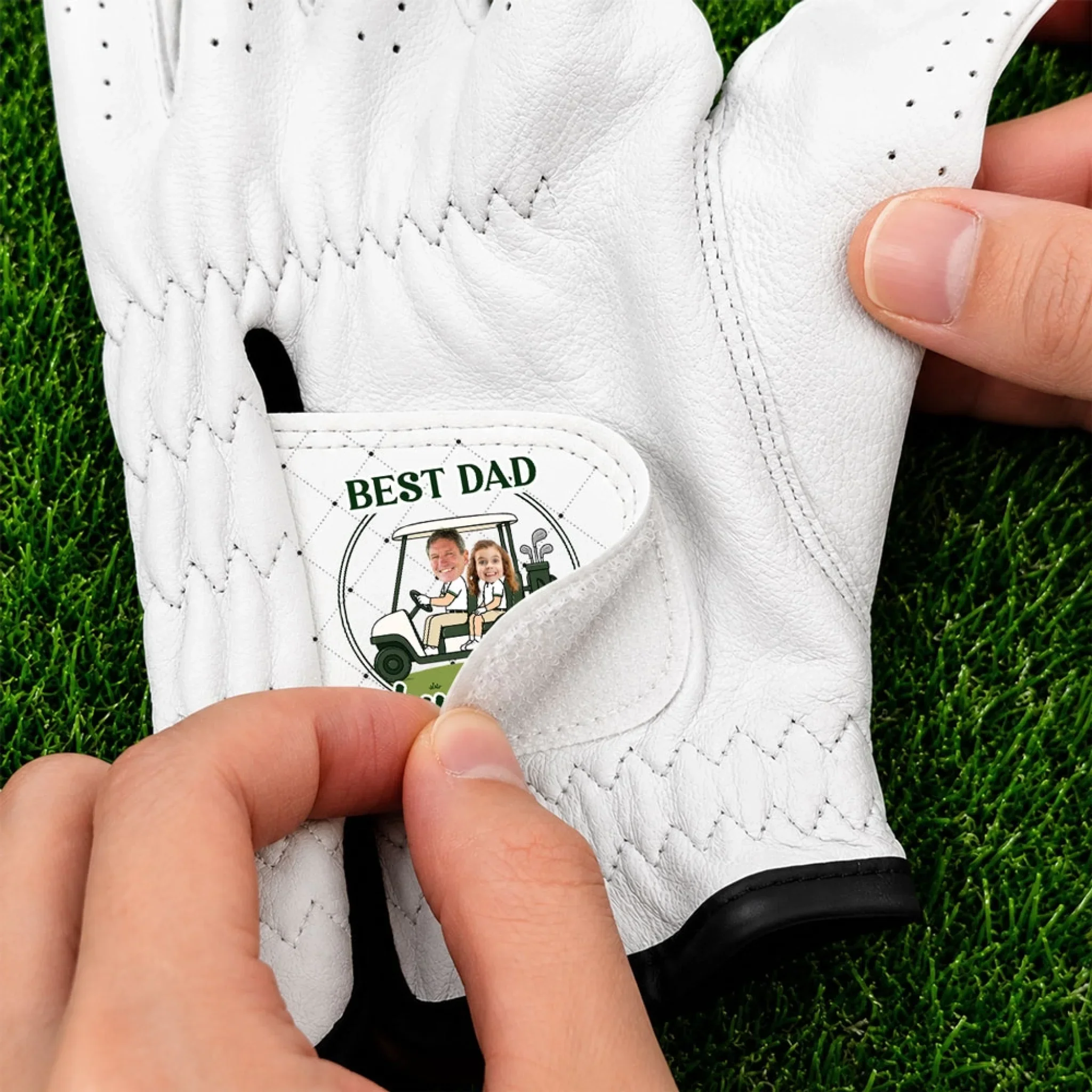 Best Dad By Par - Personalized Custom Golf Glove - Image 5