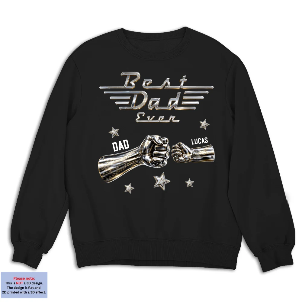 Best Dad Ever Classic - Personalized Custom Shirt - Image 14