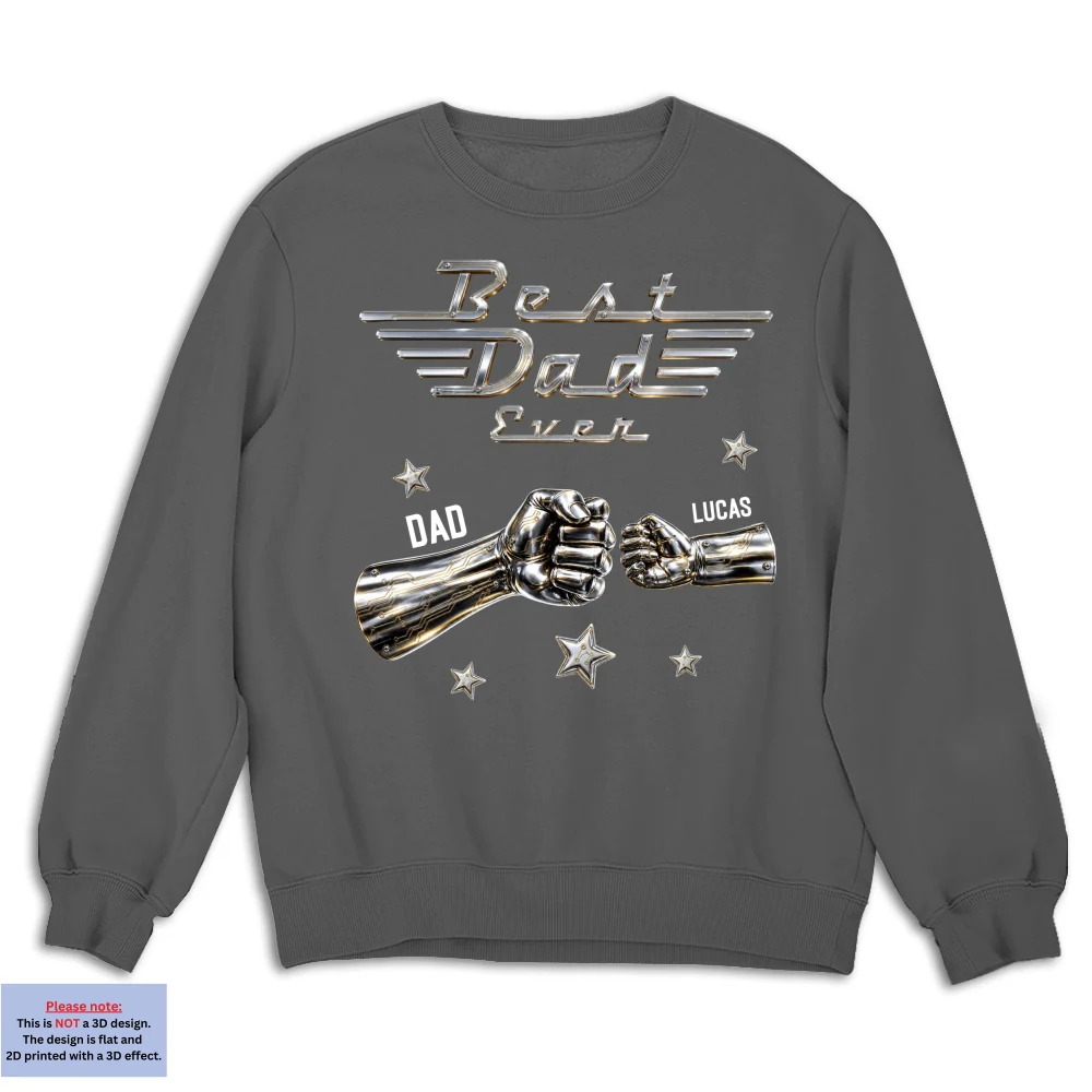 Best Dad Ever Classic - Personalized Custom Shirt - Image 15