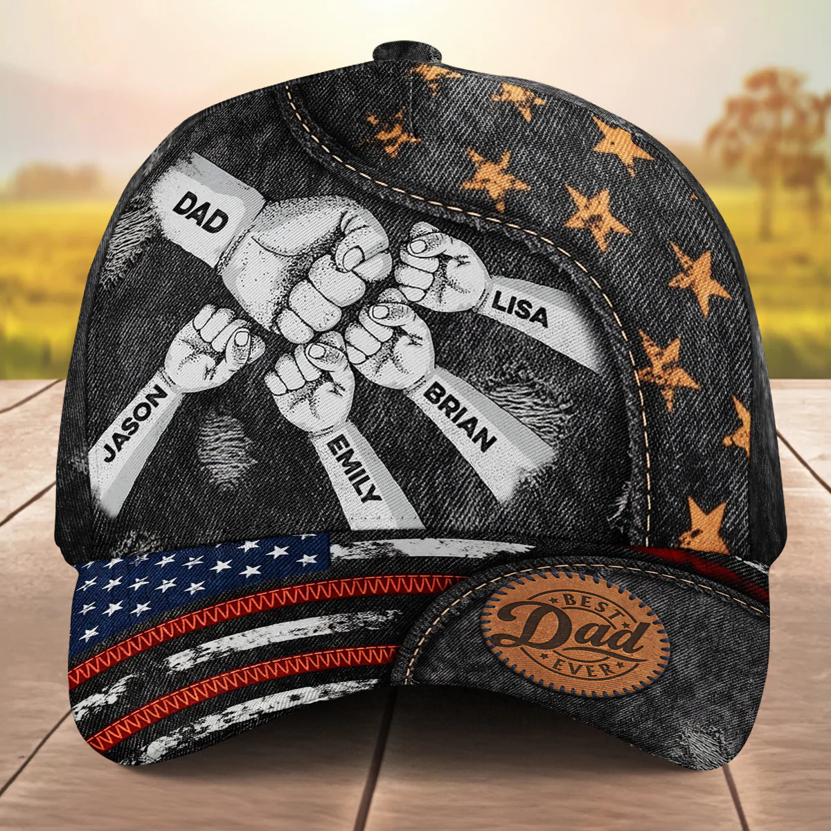 Best Dad Ever New Version - Personalized Custom Classic Cap