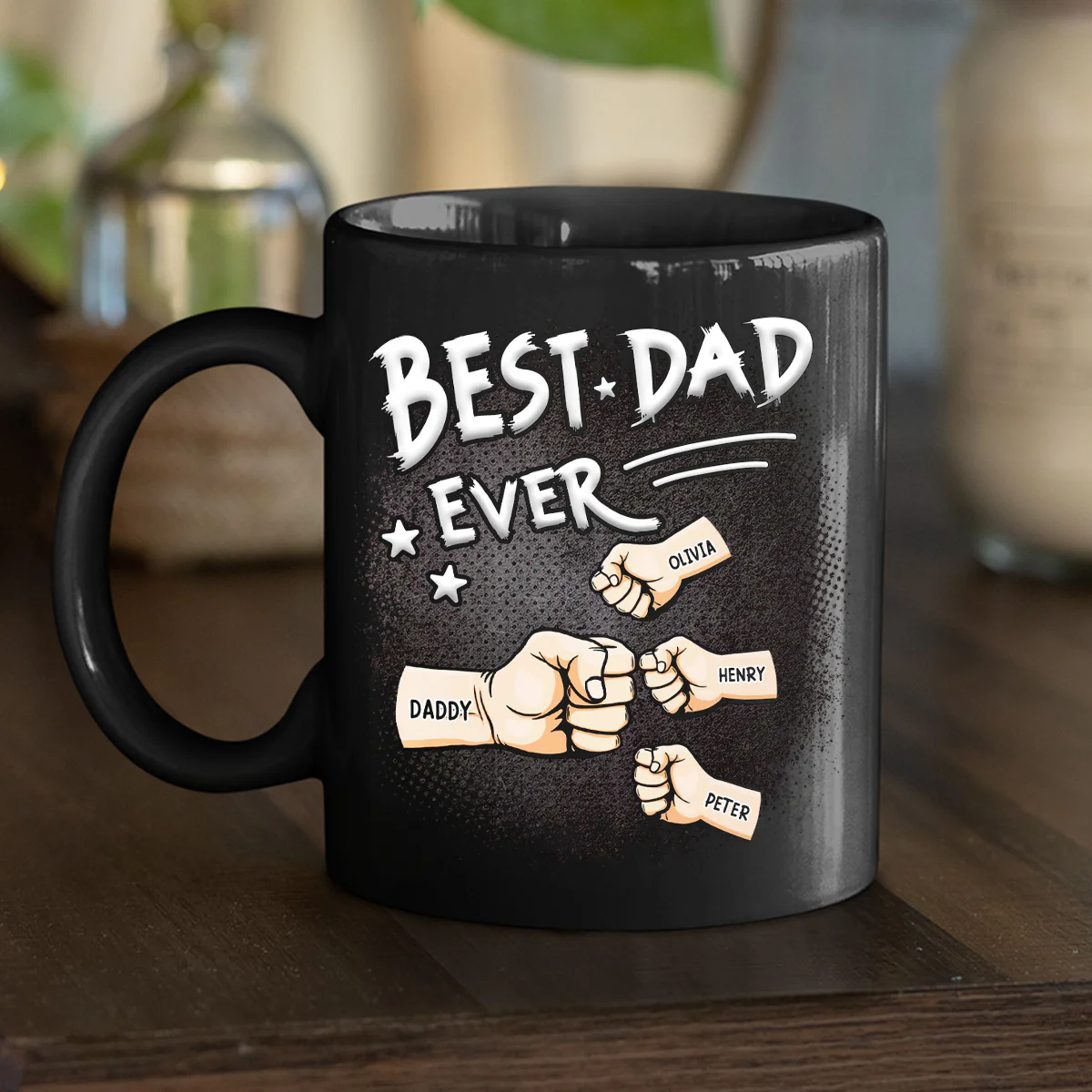 Best Dad - Personalized Custom Coffee Mug - Image 4