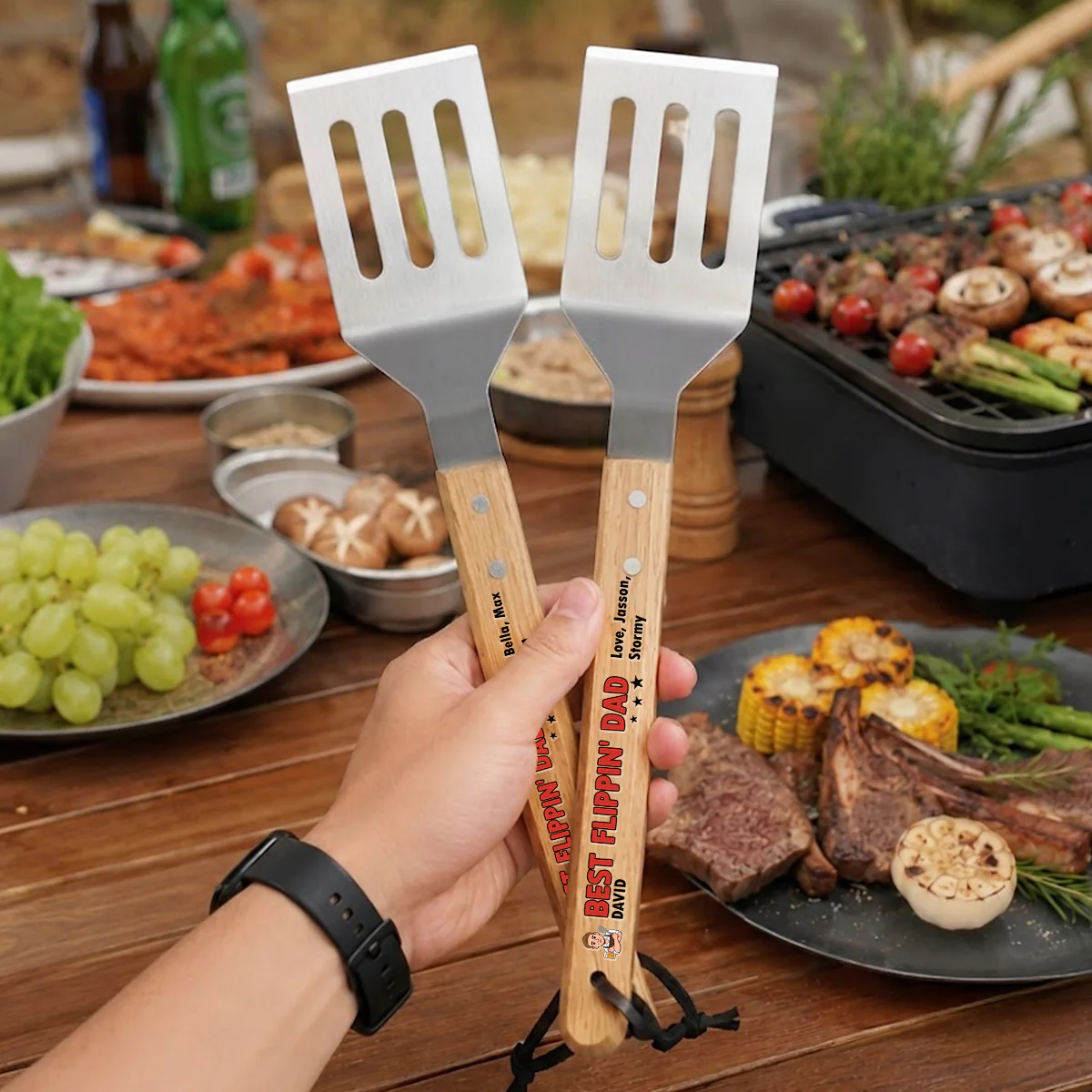 Best Dad - Personalized Custom Grill Spatula - Image 4