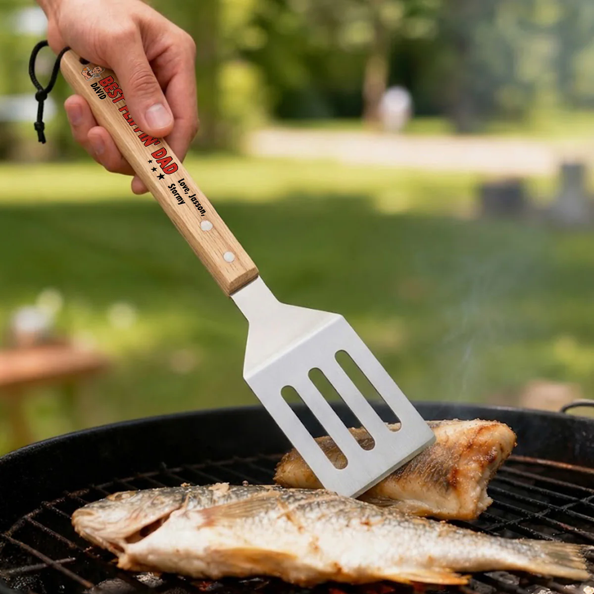 Best Dad - Personalized Custom Grill Spatula - Image 5