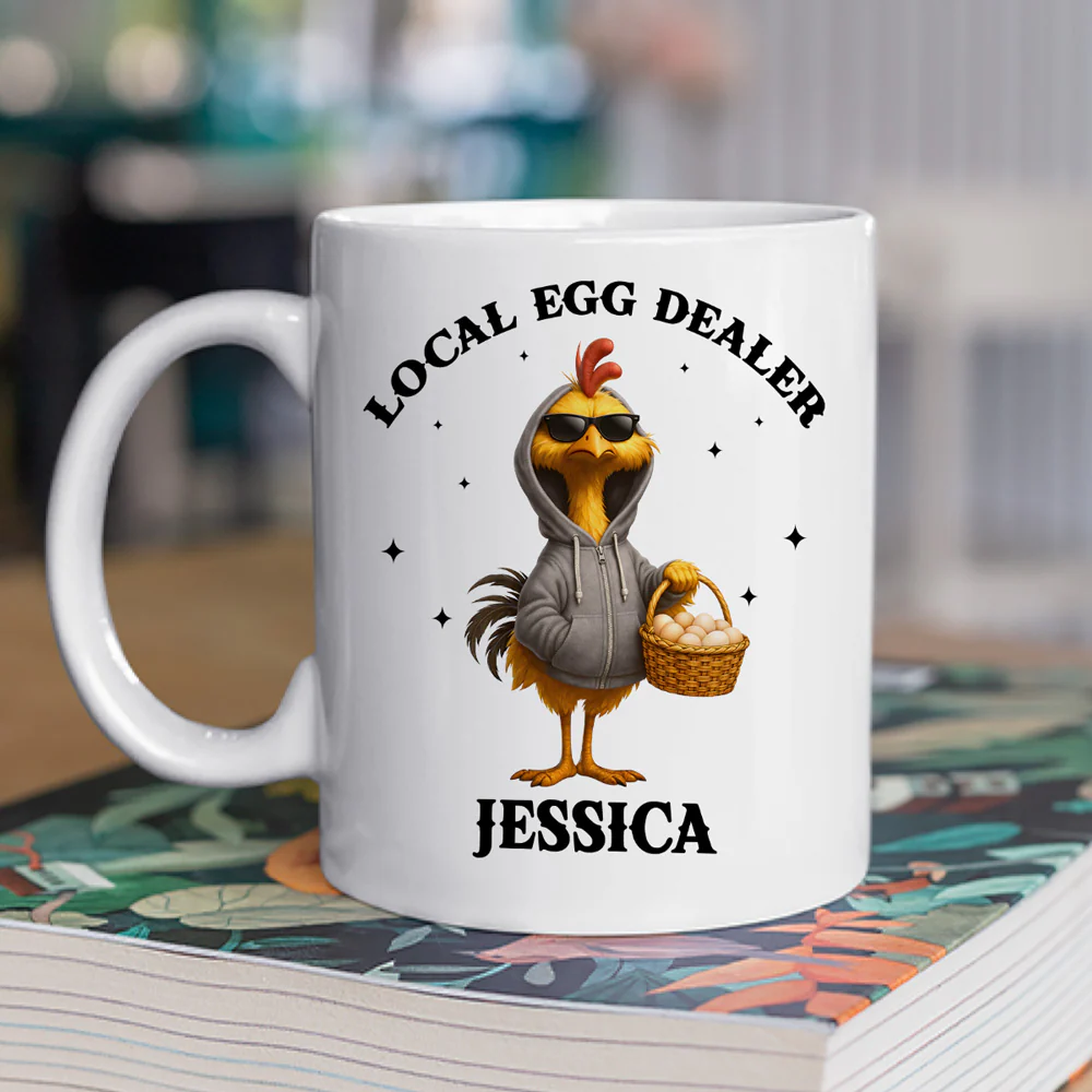 Best Eggs In Town - Personalized Custom Coffee Mug - Image 2