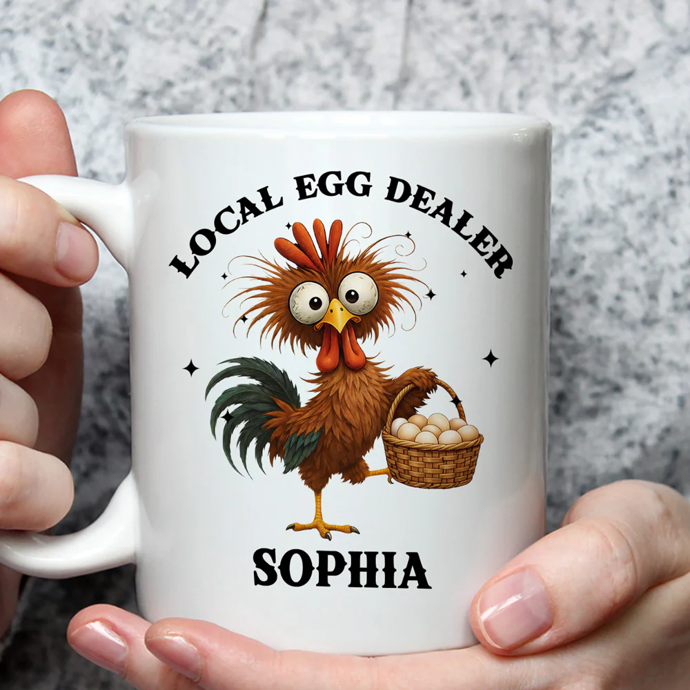 Best Eggs In Town - Personalized Custom Coffee Mug - Image 3