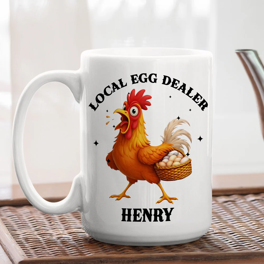 Best Eggs In Town - Personalized Custom Coffee Mug - Image 4