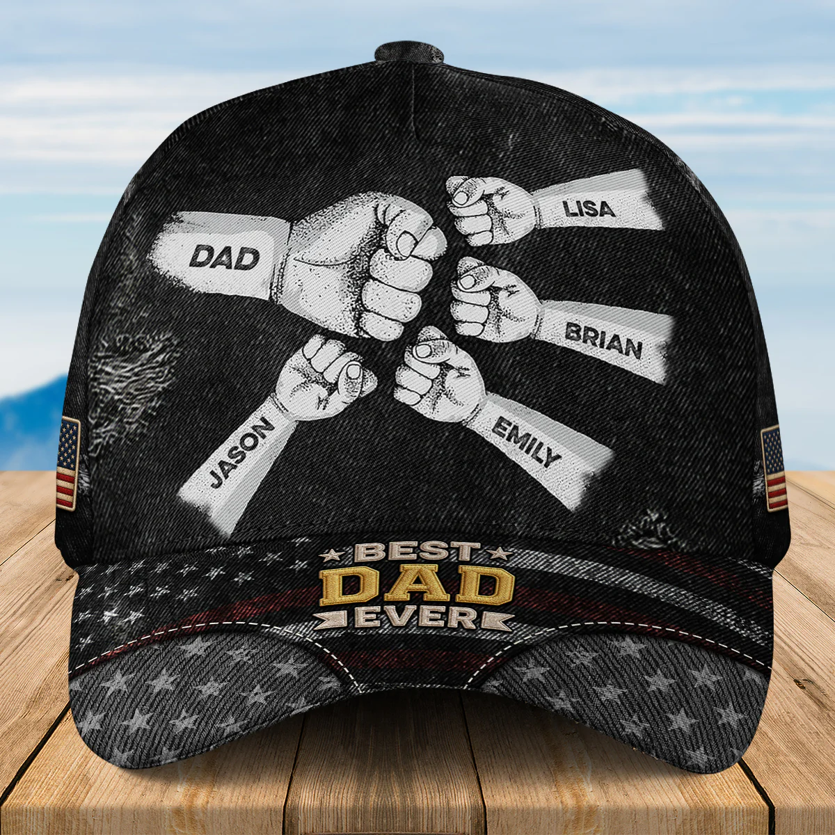 Best For You - Personalized Custom Classic Cap - Image 2