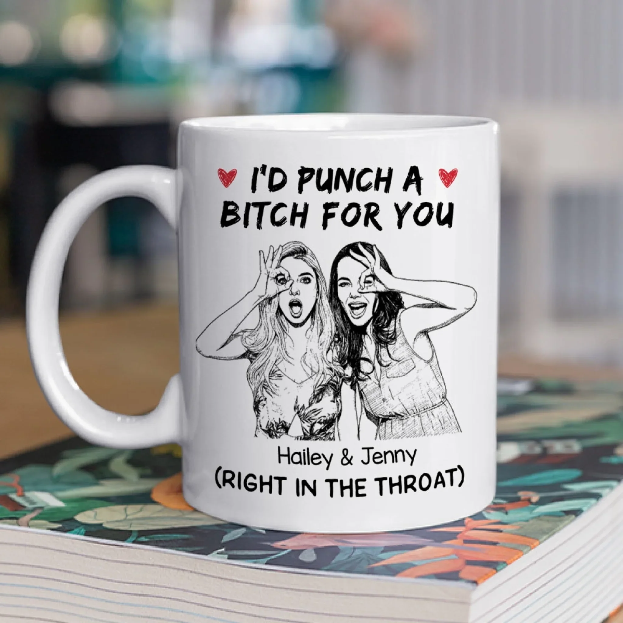 Best Friend - Personalized Custom Coffee Mug - Image 2