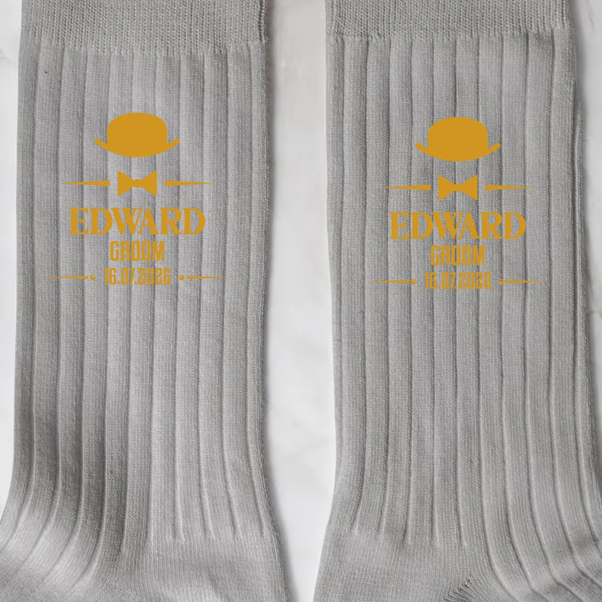 Best Groom Ever - Personalized Custom Men Socks - Image 12