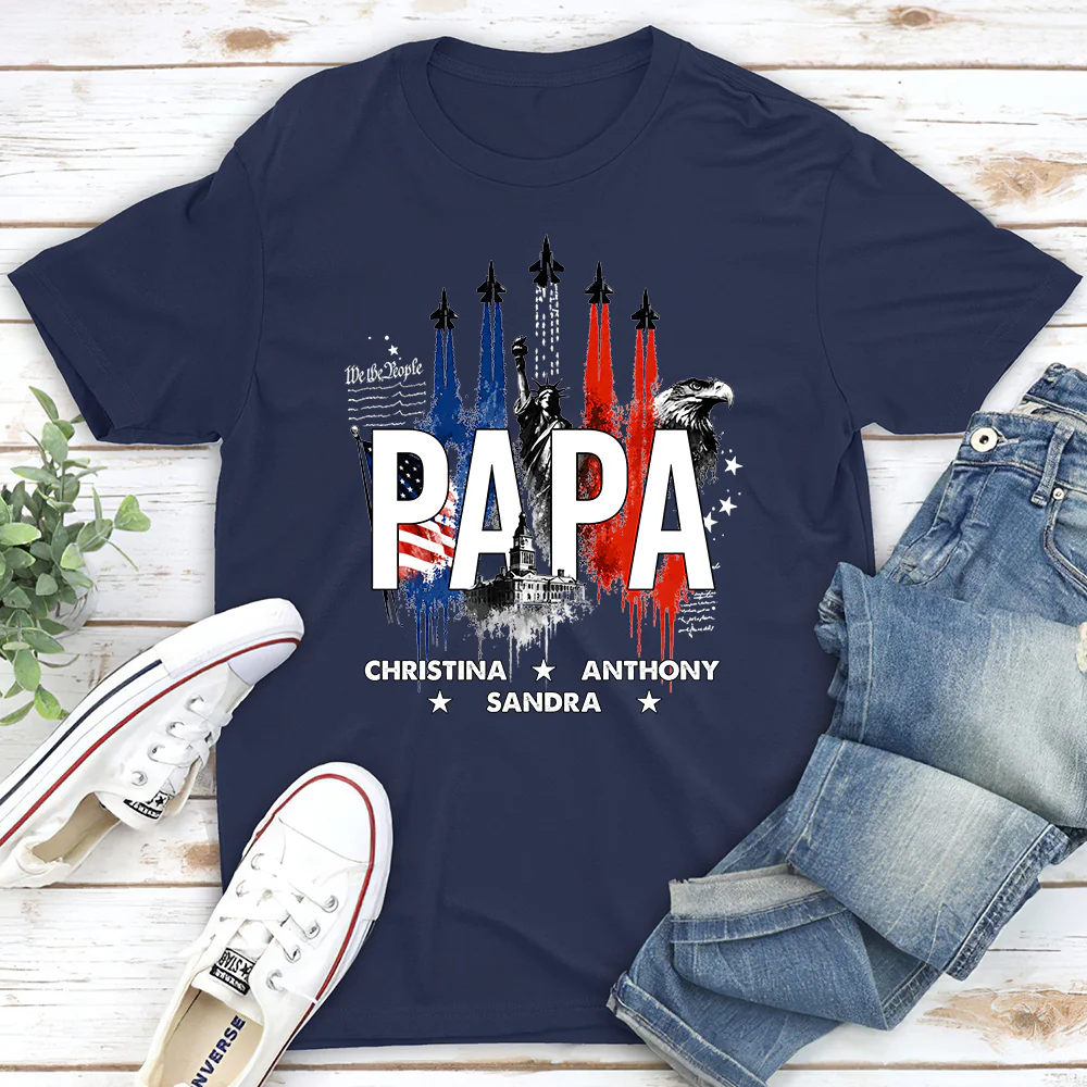 Best Papa - Personalized Custom Shirt - Image 3