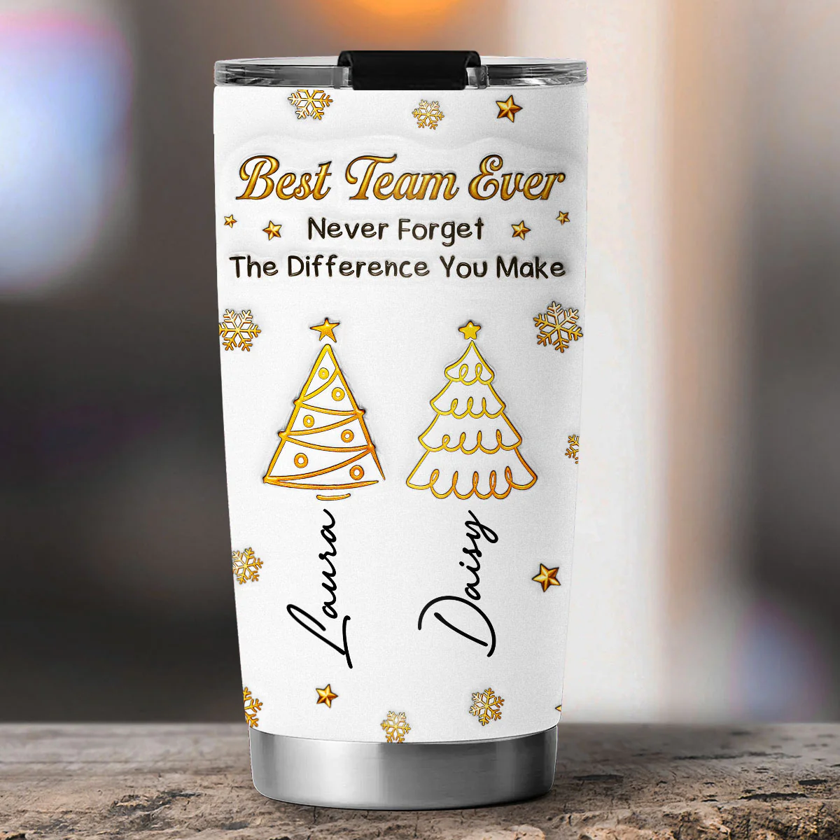 Best Team - Personalized Custom Tumbler - Image 4