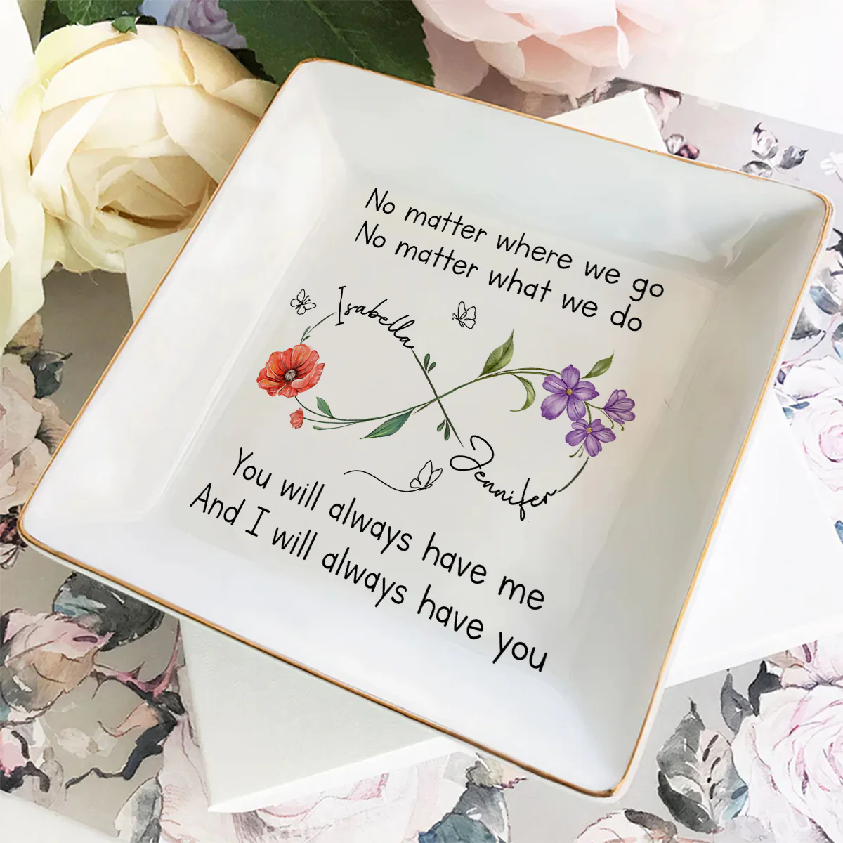 Bestie Always Have You - Personalized Custom Jewelry Dish - Image 3