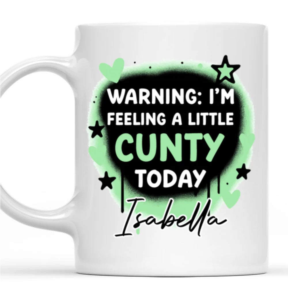 Bestie In A Mood - Personalized Custom Coffee Mug - Image 6