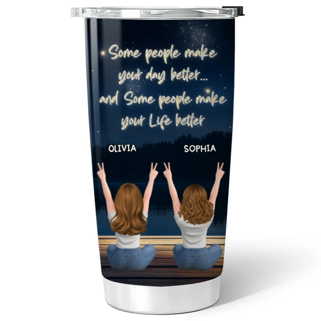 Better With You - Personalized Custom Tumbler - Image 6