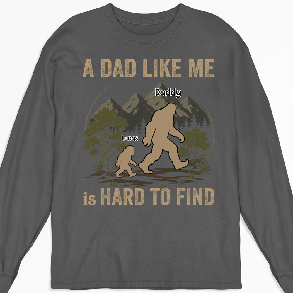 Big Foot Dad - Personalized Custom Shirt - Image 12