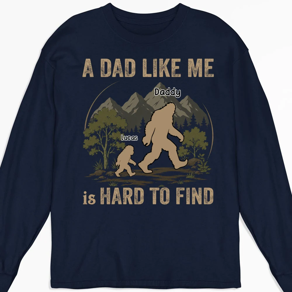 Big Foot Dad - Personalized Custom Shirt - Image 13