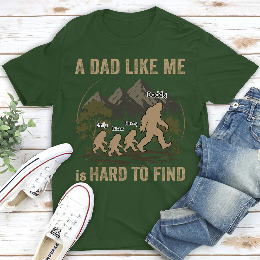 Big Foot Dad - Personalized Custom Shirt - Image 2