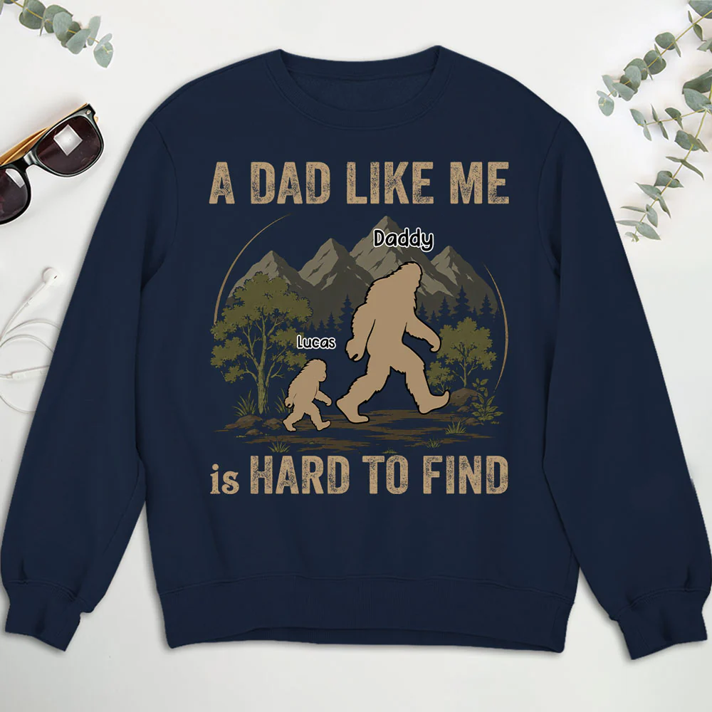Big Foot Dad - Personalized Custom Shirt - Image 5