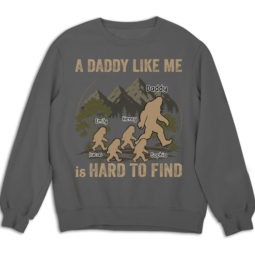 Big Foot Dad - Personalized Custom Shirt - Image 6