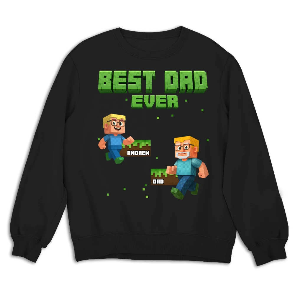 Blocky Daddy - Personalized Custom Shirt - Image 13