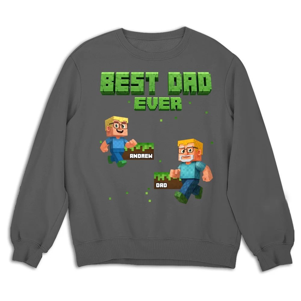 Blocky Daddy - Personalized Custom Shirt - Image 14