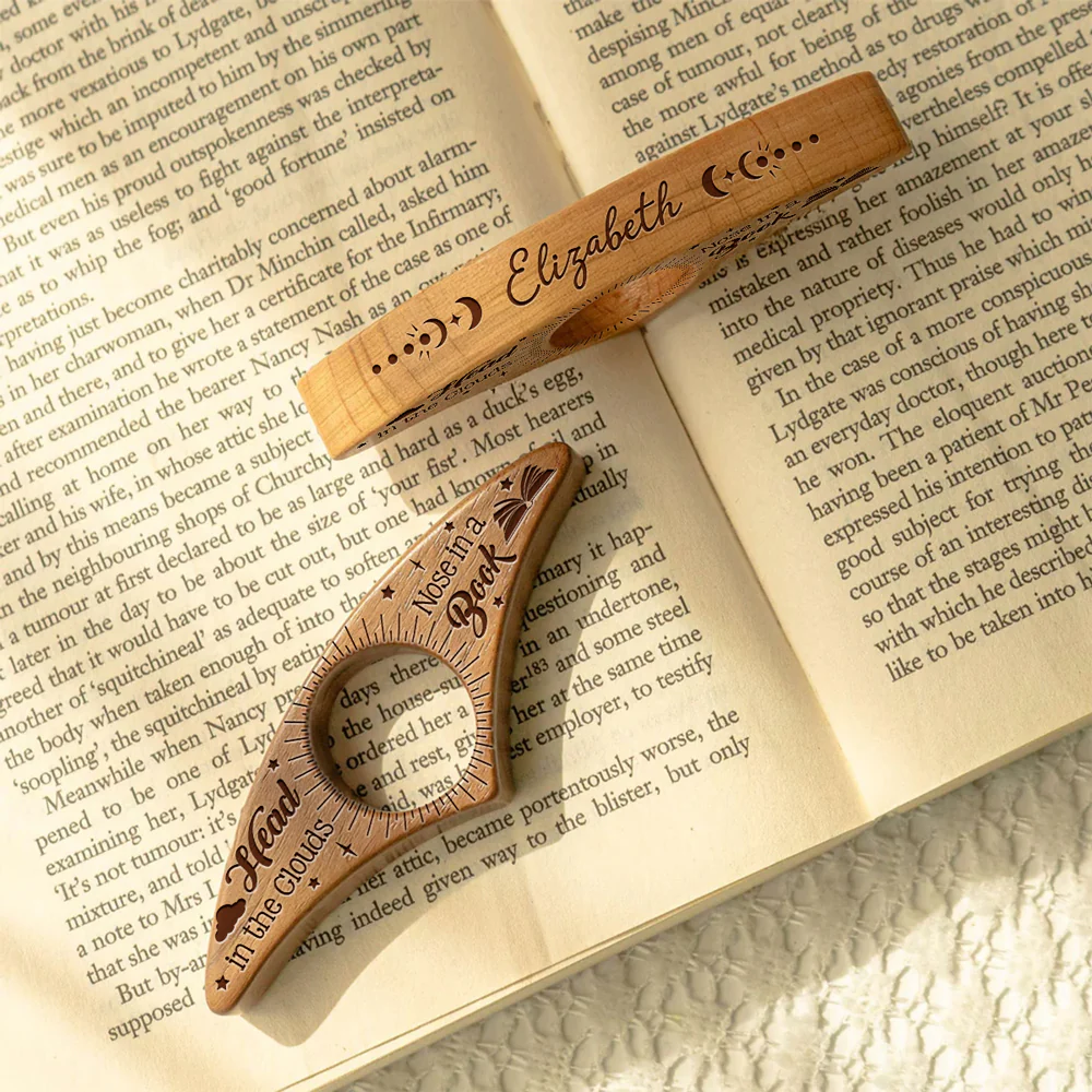 Book Lover - Personalized Custom Book Page Holder - Image 2