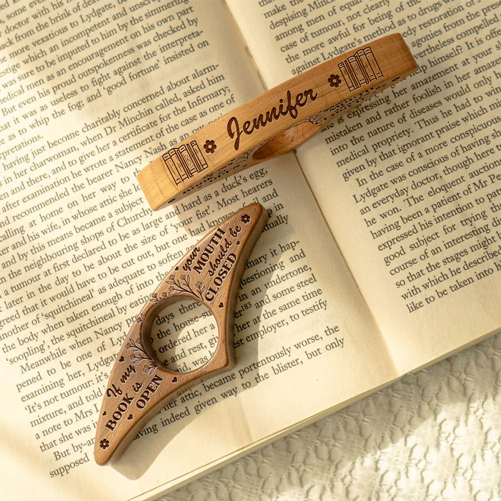 Bookaholic Soul - Personalized Custom Book Page Holder - Image 2