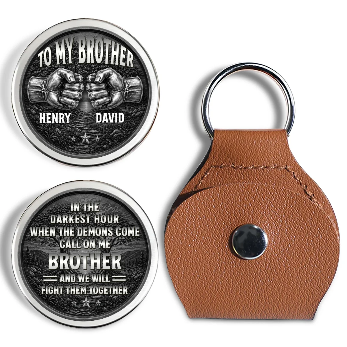 Bound By Blood Forever - Personalized Custom Pocket Hug - Image 7