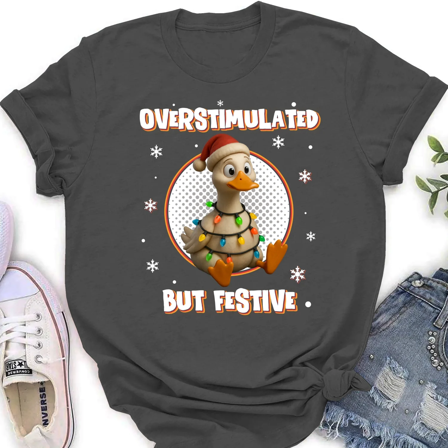 Brain Fried But Feeling Festive - Personalized Custom Shirt - Image 17