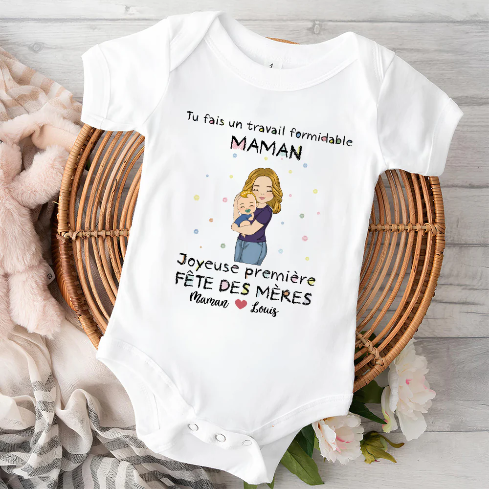 Bravo Pour Ton Travail – Body Bébé Personnalisé - Image 2
