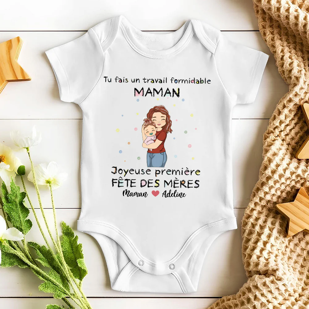 Bravo Pour Ton Travail – Body Bébé Personnalisé - Image 3