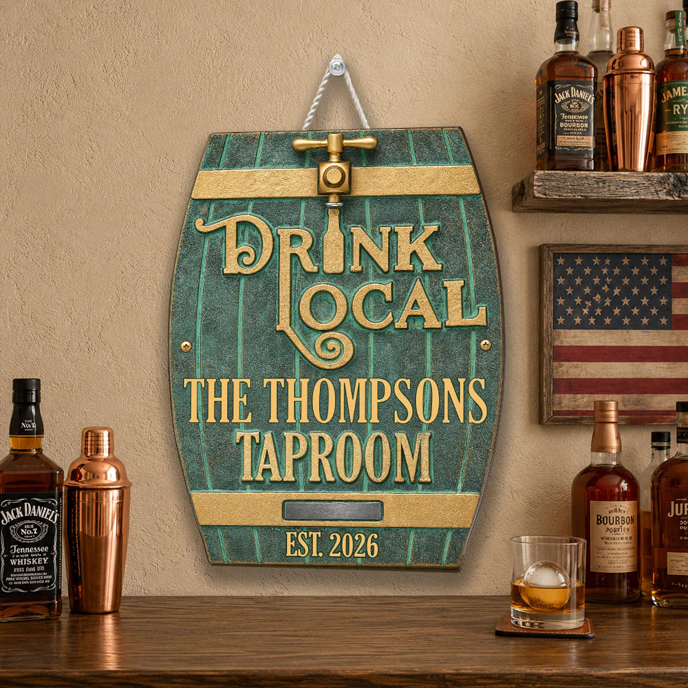 Brewed With Love - Personalized Custom Wood Sign - Image 3