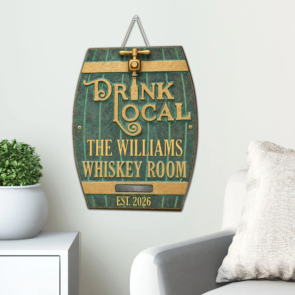Brewed With Love - Personalized Custom Wood Sign - Image 4