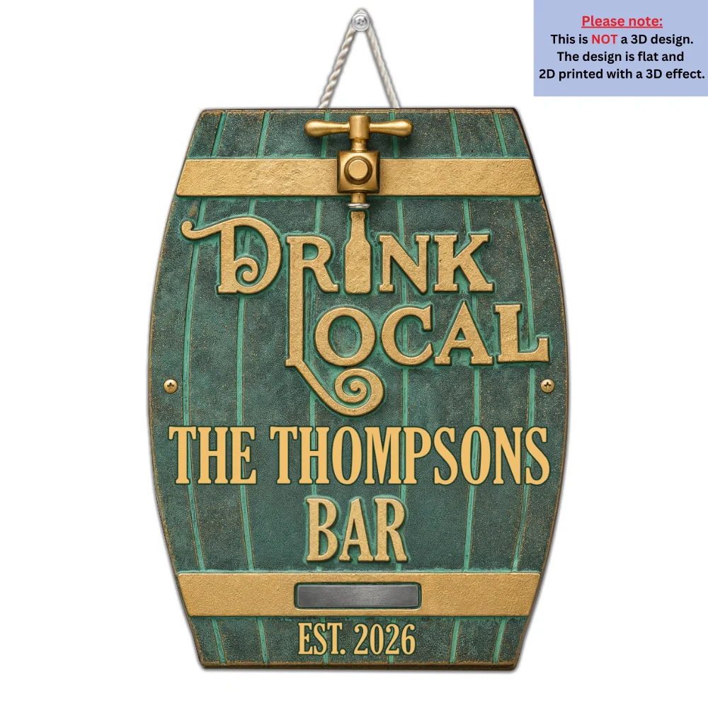 Brewed With Love - Personalized Custom Wood Sign - Image 7