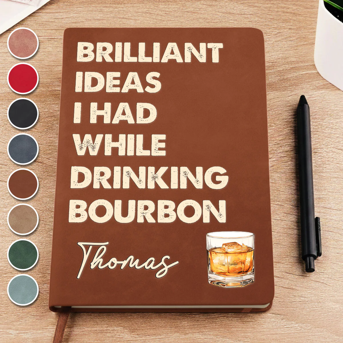 Brilliant Ideas - Personalized Custom Leather Journal
