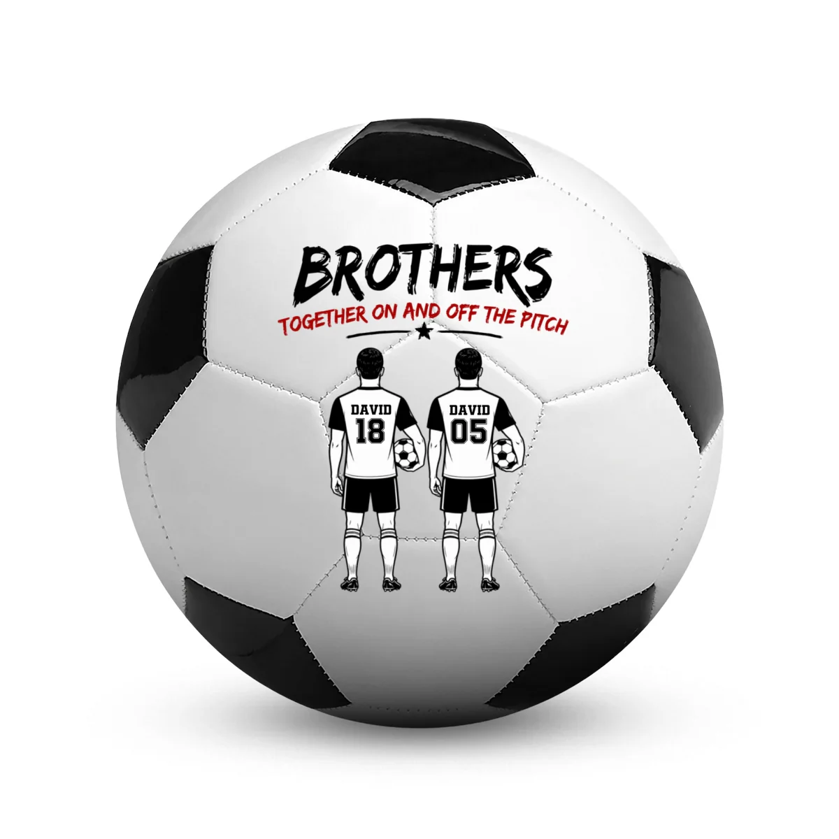 Brother Hood - Personalized Custom Soccer Ball - Image 7