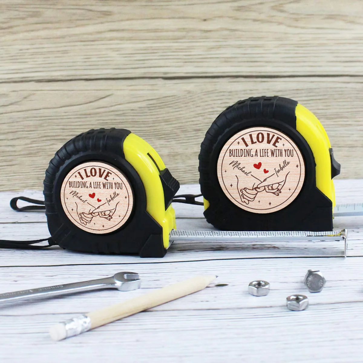 Building Love - Personalized Custom Tape Measure - Image 2