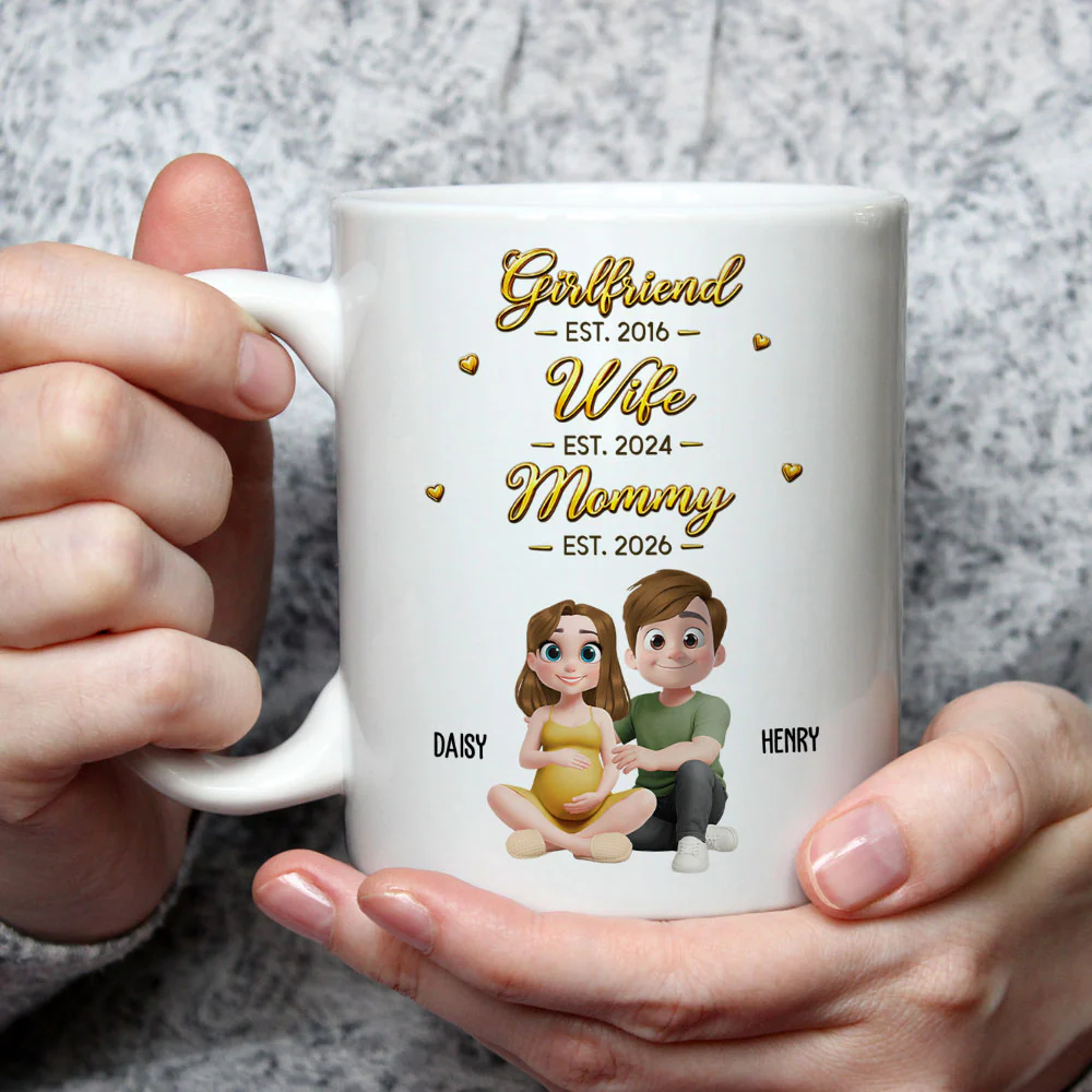 Building Our Family Story - Personalized Custom 3D Inflated Effect Mug - Image 2